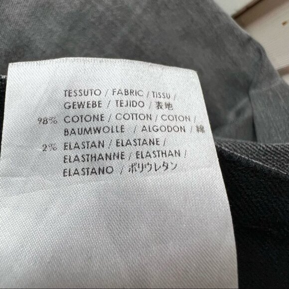 STELLA McCartney Gray Skinny Jeans Ankle Zip  Designer Size 31 - Picture 10 of 14